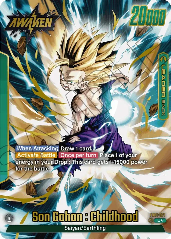 Son Gohan : Childhood - FB01-071 (Alternate Art) #fb1-071 – Awakened Pulse
