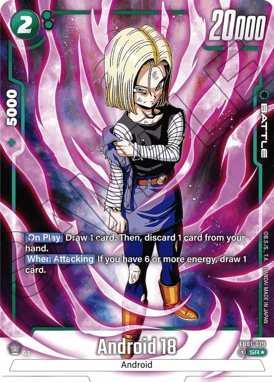 Android 18 - FB01-079 (Alternate Art) #fb1-079 – Awakened Pulse