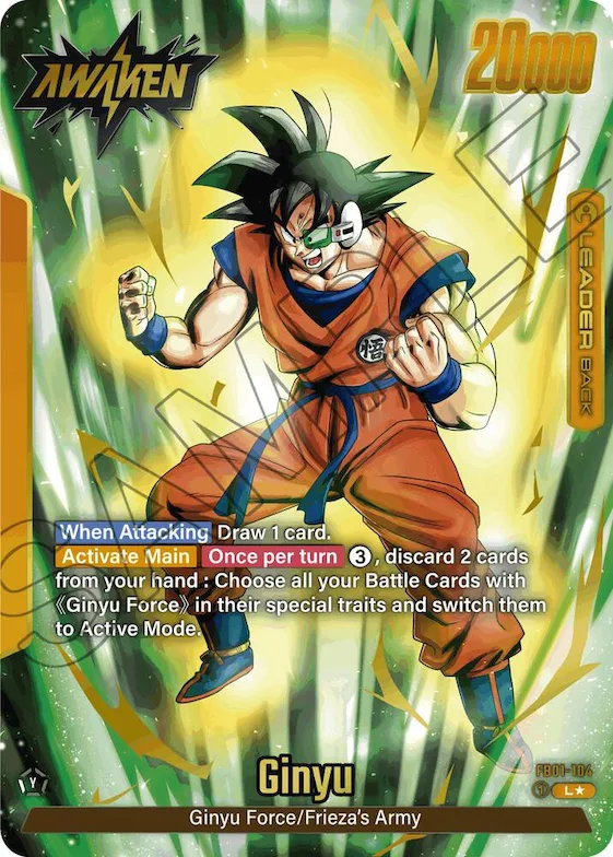 Ginyu - FB01-104 (Alternate Art) #fb1-104 – Awakened Pulse