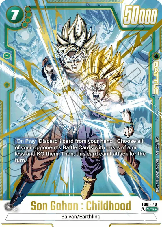 Son Gohan : Childhood - FB01-140 (Alternate Art) #fb1-140 – Awakened Pulse