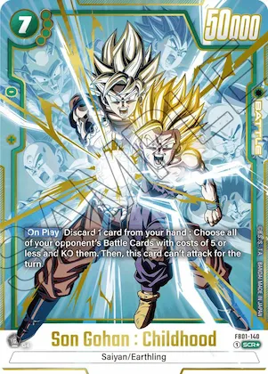 Son Gohan : Childhood - FB01-140 (Alternate Art) #fb1-140 – Awakened Pulse