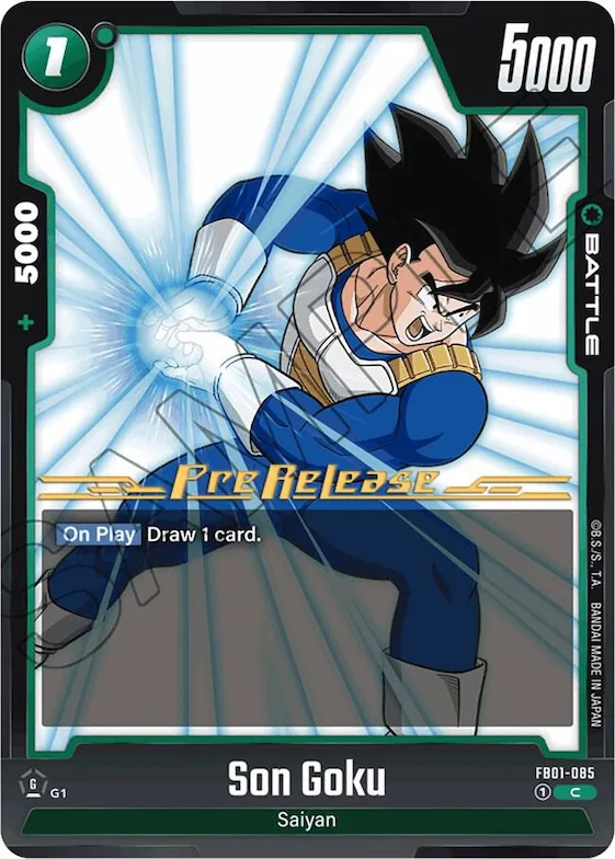 Son Goku - FB01-085 #fb1-085 – Awakened Pulse Pre-Release Cards