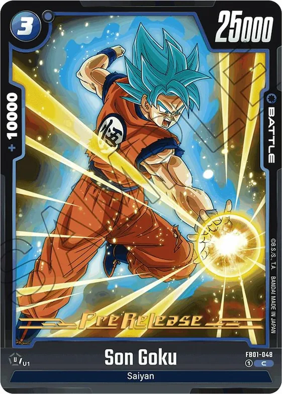 Son Goku - FB01-048 #fb1-048 – Awakened Pulse Pre-Release Cards