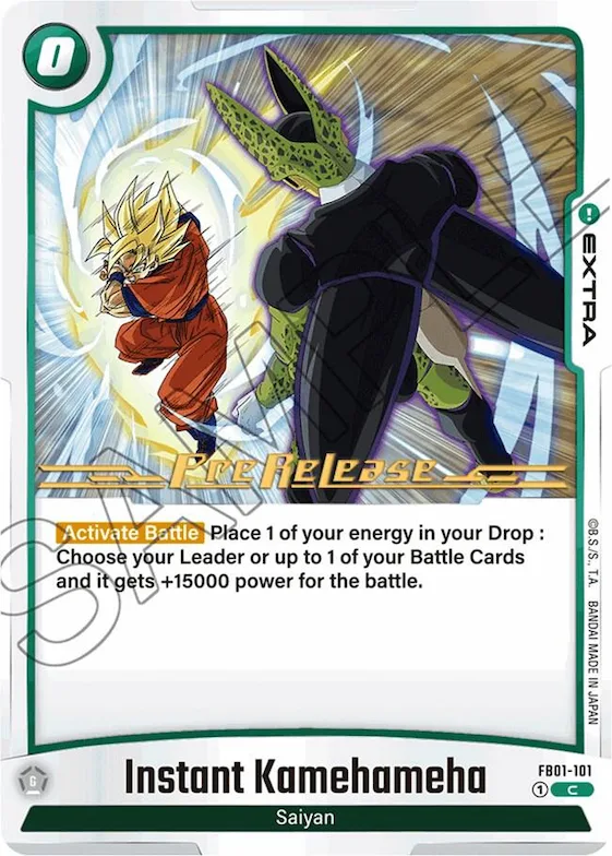Instant Kamehameha #fb1-101 – Awakened Pulse Pre-Release Cards