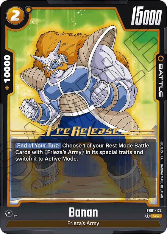 Banan #fb1-127 – Awakened Pulse Pre-Release Cards