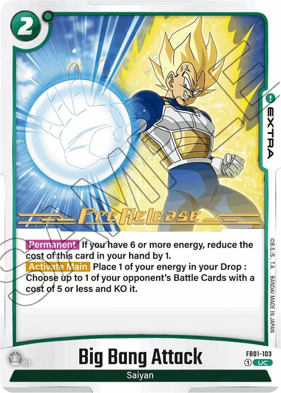 Big Bang Attack #fb1-103 – Awakened Pulse Pre-Release Cards