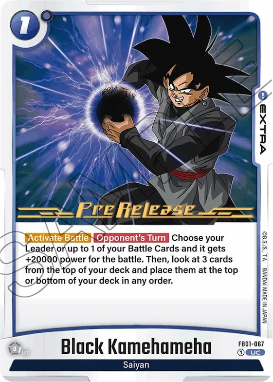 Black Kamehameha #fb1-067 – Awakened Pulse Pre-Release Cards