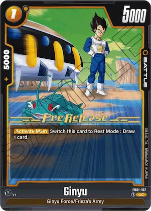 Ginyu - FB01-107 #fb1-107 – Awakened Pulse Pre-Release Cards