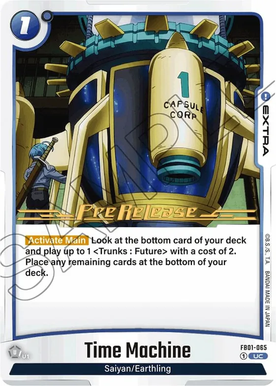 Time Machine #fb1-065 – Awakened Pulse Pre-Release Cards