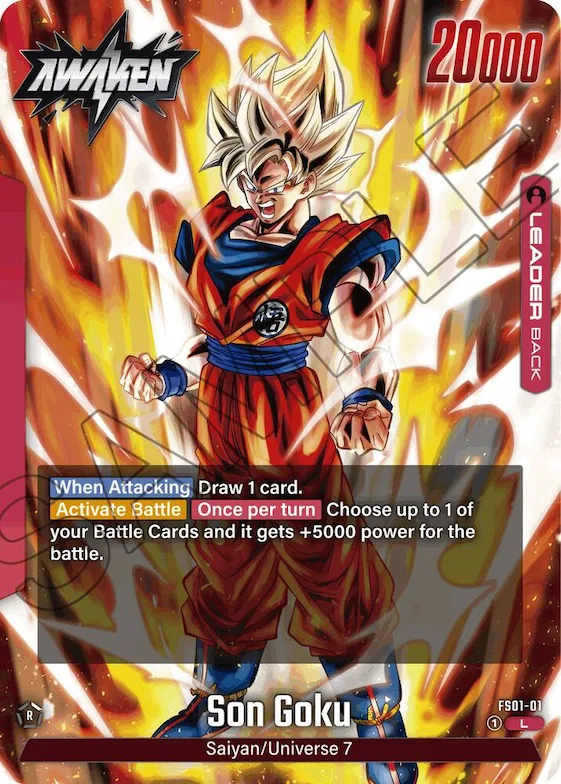 Son Goku - FS01-01 #fs1-01 – Starter Deck 1: Son Goku