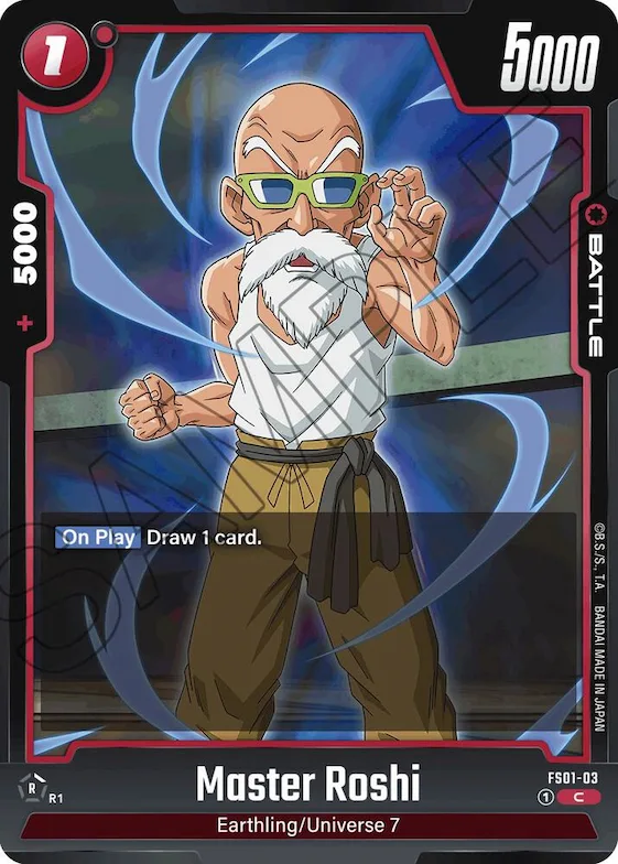 Master Roshi #fs1-03 – Starter Deck 1: Son Goku