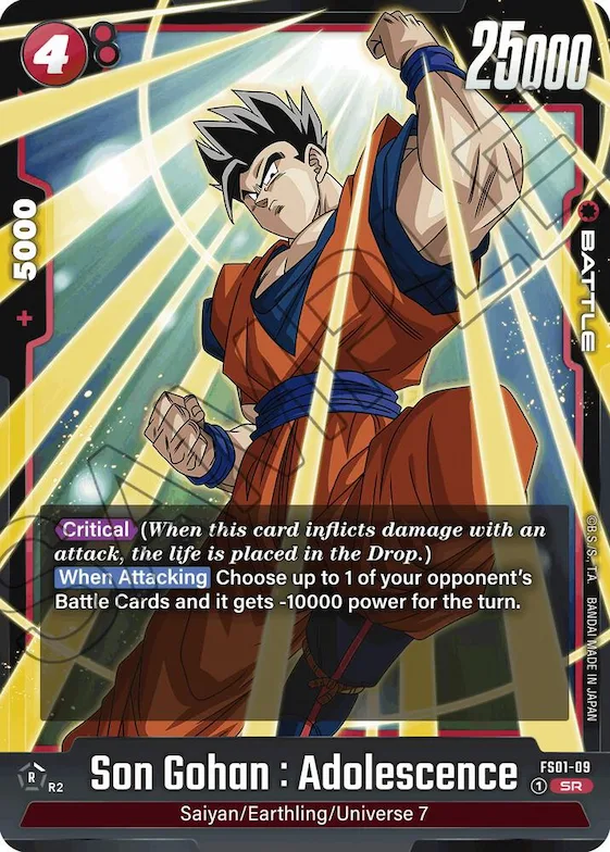 Son Gohan : Adolescence #fs1-09 – Starter Deck 1: Son Goku