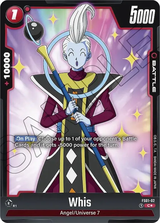 Whis (Bonus Pack Alternate Art) #fs1-02 – Starter Deck 1: Son Goku