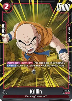 Krillin (Bonus Pack Alternate Art) #fs1-04 – Starter Deck 1: Son Goku