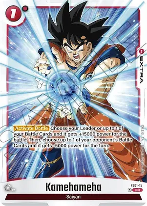 Kamehameha (Bonus Pack Alternate Art) #fs1-15 – Starter Deck 1: Son Goku