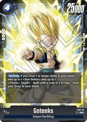 Gotenks - FS02-03 #fs2-03 – Starter Deck 2: Vegeta