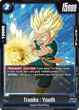 Trunks : Youth - FS02-09 #fs2-09 – Starter Deck 2: Vegeta