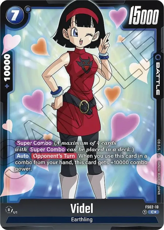 Videl (Bonus Pack Alternate Art) #fs2-10 – Starter Deck 2: Vegeta