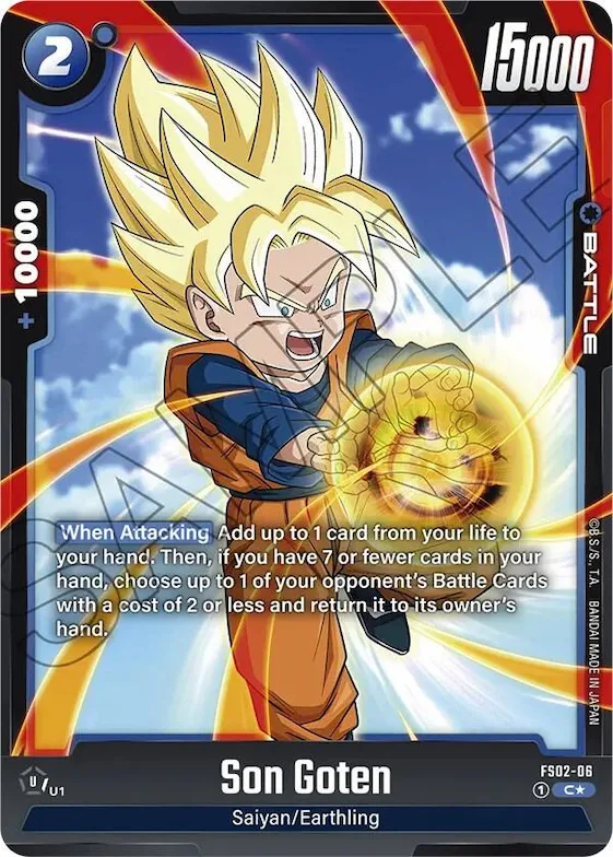 Son Goten - FS02-06 (Bonus Pack Alternate Art) #fs2-06 – Starter Deck 2: Vegeta