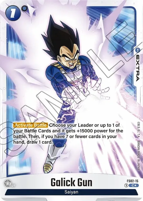 Galick Gun (Bonus Pack Alternate Art) #fs2-15 – Starter Deck 2: Vegeta