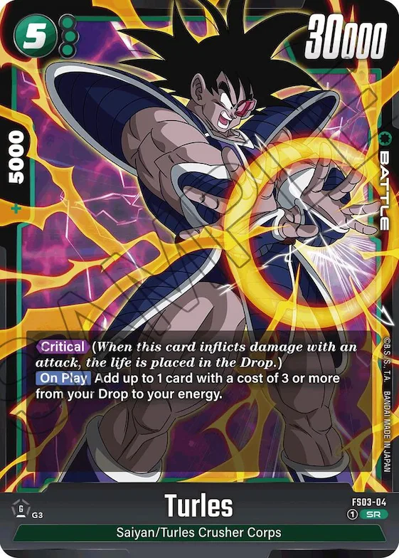 Turles #fs3-04 – Starter Deck 3: Broly