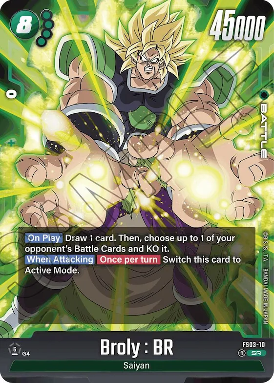 Broly : BR #fs3-10 – Starter Deck 3: Broly