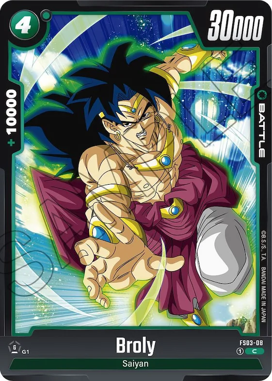 Broly - FS03-08 #fs3-08 – Starter Deck 3: Broly