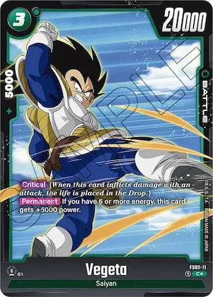 Vegeta - FS03-11 (Bonus Pack Alternate Art) #fs3-11 – Starter Deck 3: Broly