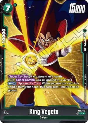 King Vegeta (Bonus Pack Alternate Art) #fs3-12 – Starter Deck 3: Broly