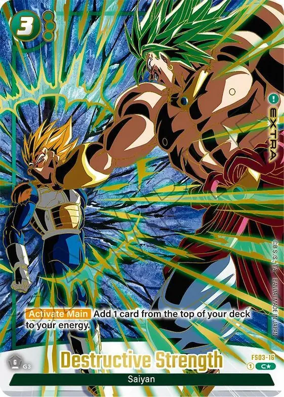 Destructive Strength (1st Anniversary Set) #fs3-16 – Starter Deck 3: Broly