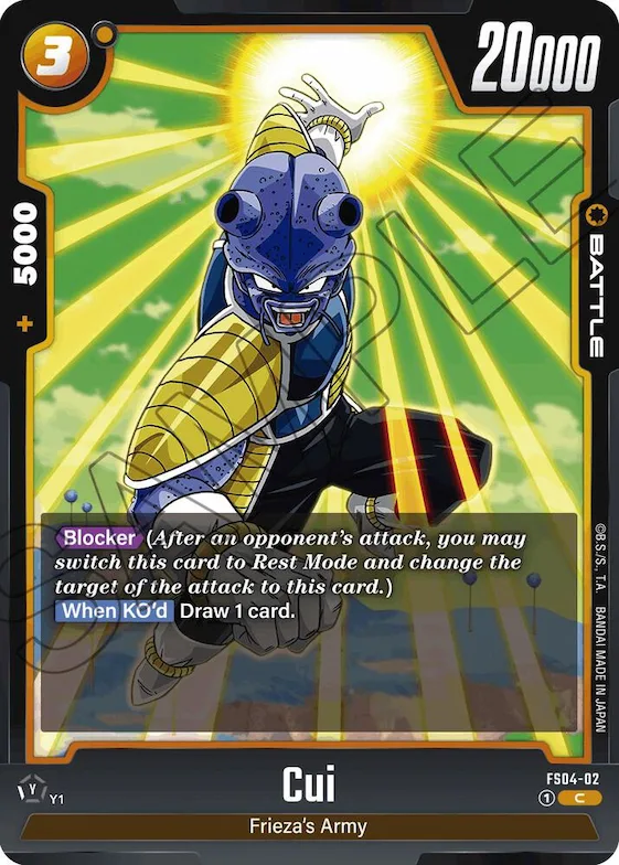 Cui #fs4-02 – Starter Deck 4: Frieza