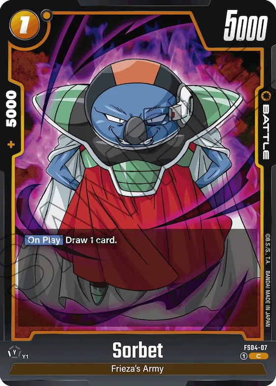 Sorbet #fs4-07 – Starter Deck 4: Frieza