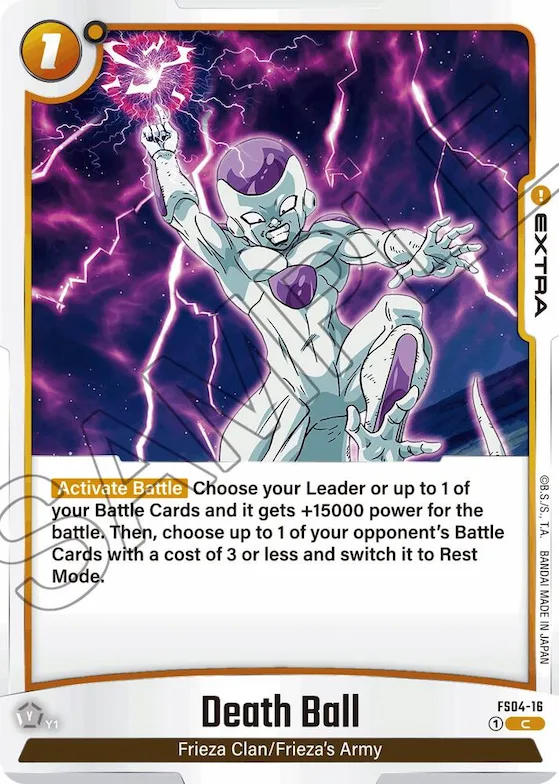 Death Ball #fs4-16 – Starter Deck 4: Frieza