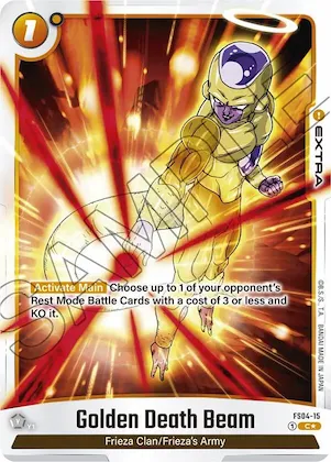 Golden Death Beam (Bonus Pack Alternate Art) #fs4-15 – Starter Deck 4: Frieza