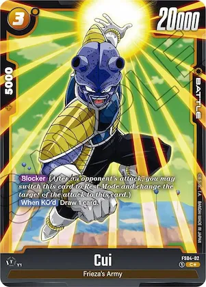 Cui (Bonus Pack Alternate Art) #fs4-02 – Starter Deck 4: Frieza