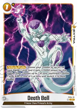 Death Ball (Bonus Pack Alternate Art) #fs4-16 – Starter Deck 4: Frieza