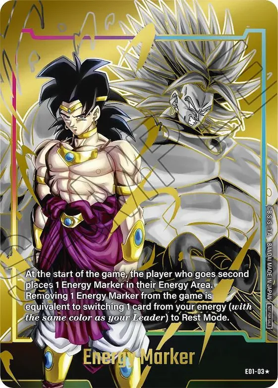 Energy Marker (E01-03) (Gold) #e1-03 – Fusion World Energy Markers