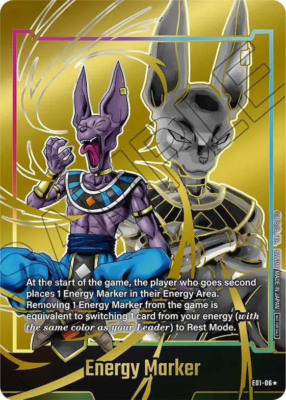 Energy Marker (E01-06) (Gold) #e1-06 – Fusion World Energy Markers