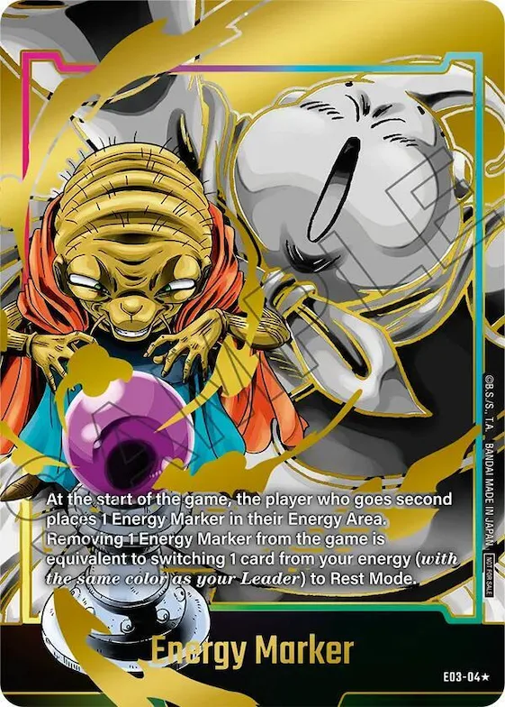 Energy Marker (E03-04) (Gold) #e3-04 – Fusion World Energy Markers
