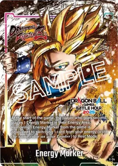 Energy Marker (E-24) (Dragon Ball Games Battle Hour 2025 Promo Card Set) #e-24 – Fusion World Energy Markers