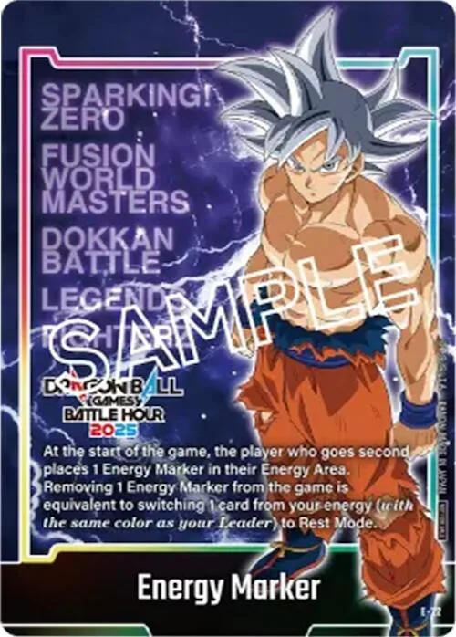 Energy Marker (E-22) (Dragon Ball Games Battle Hour 2025 Promo Card Set) #e-22 – Fusion World Energy Markers