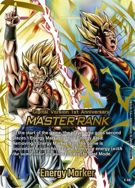 Energy Marker (E-69) (Master Rank Version) #e-69 – Fusion World Energy Markers