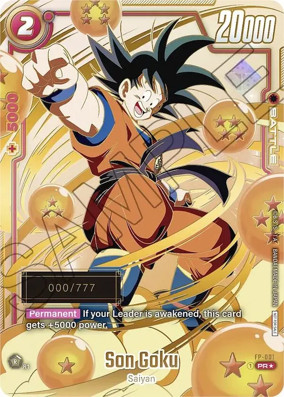 Son Goku - FP-001 (Serial Numbered) #fp-001 – Fusion World Promotion Cards and Packs