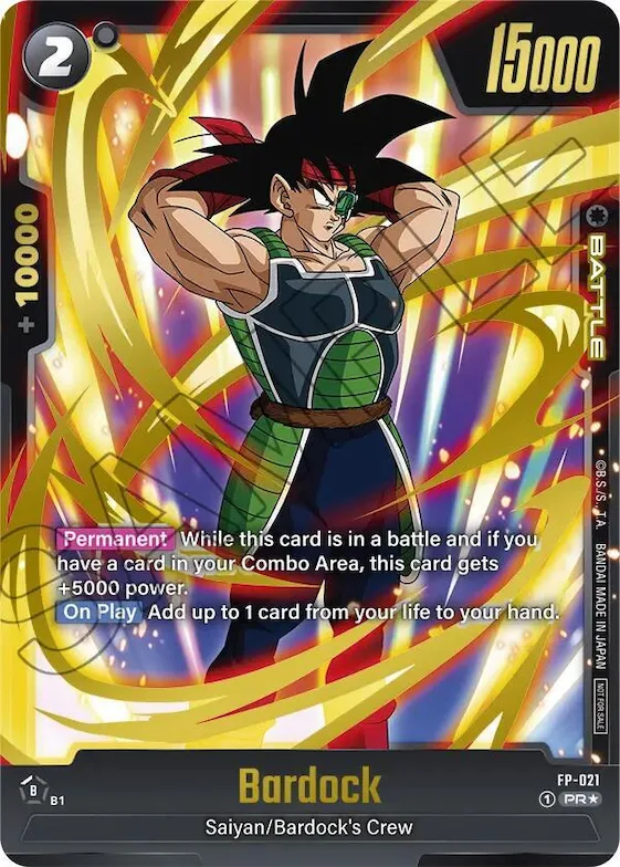 Bardock - FP-021 (Gold) #fp-021 – Fusion World Promotion Cards and Packs