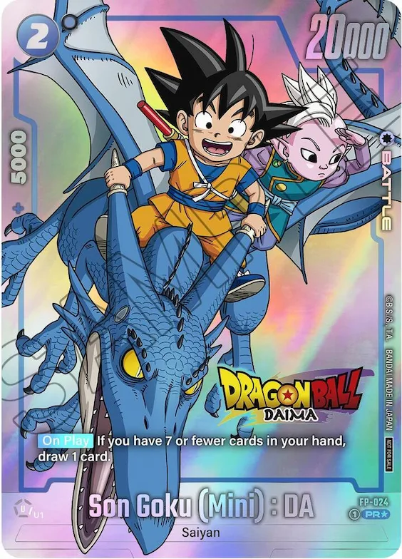 Son Goku (Mini) : DA - FP-024 (Dragon Ball DAIMA) #fp-024 – Fusion World Promotion Cards and Packs