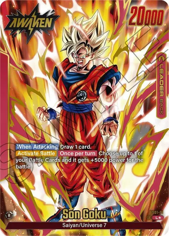Son Goku - FS01-01 (Gold) #fs1-01 – Fusion World Promotion Cards and Packs