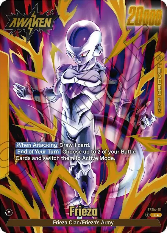 Frieza - FS04-01 (Gold) #fs4-01 – Fusion World Promotion Cards and Packs