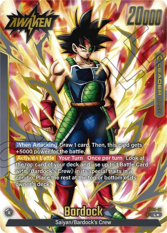 Bardock - FS05-01 (Gold) #fs5-01 – Fusion World Promotion Cards and Packs