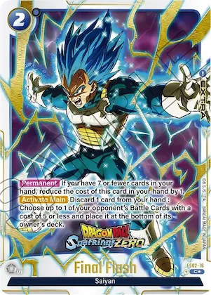 Final Flash (Dragon Ball Sparking! ZERO) #fs2-16 – Fusion World Promotion Cards and Packs