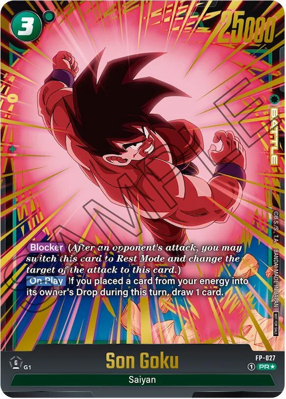 Son Goku - FP-027 (Gold) #fp-027 – Fusion World Promotion Cards and Packs